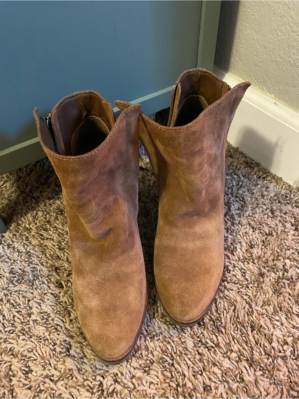 Dolce Vita Brown Suede Ankle Booties